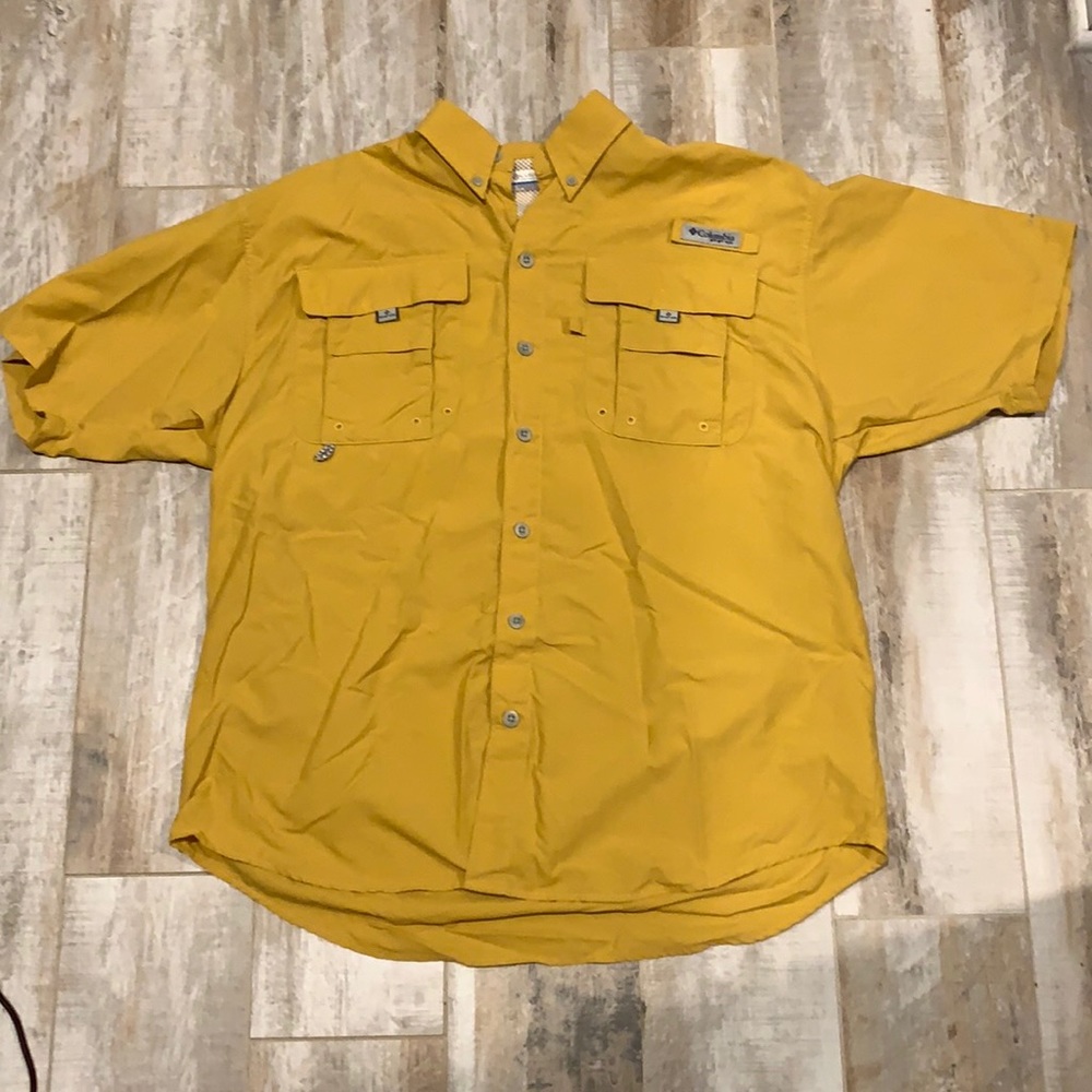 Columbia PFG Shortsleeve Button-Up